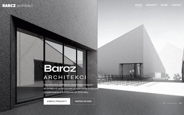Podgląd strony barcz.dfirma.pl — pracownia Barcz Architekci w Szczecinie